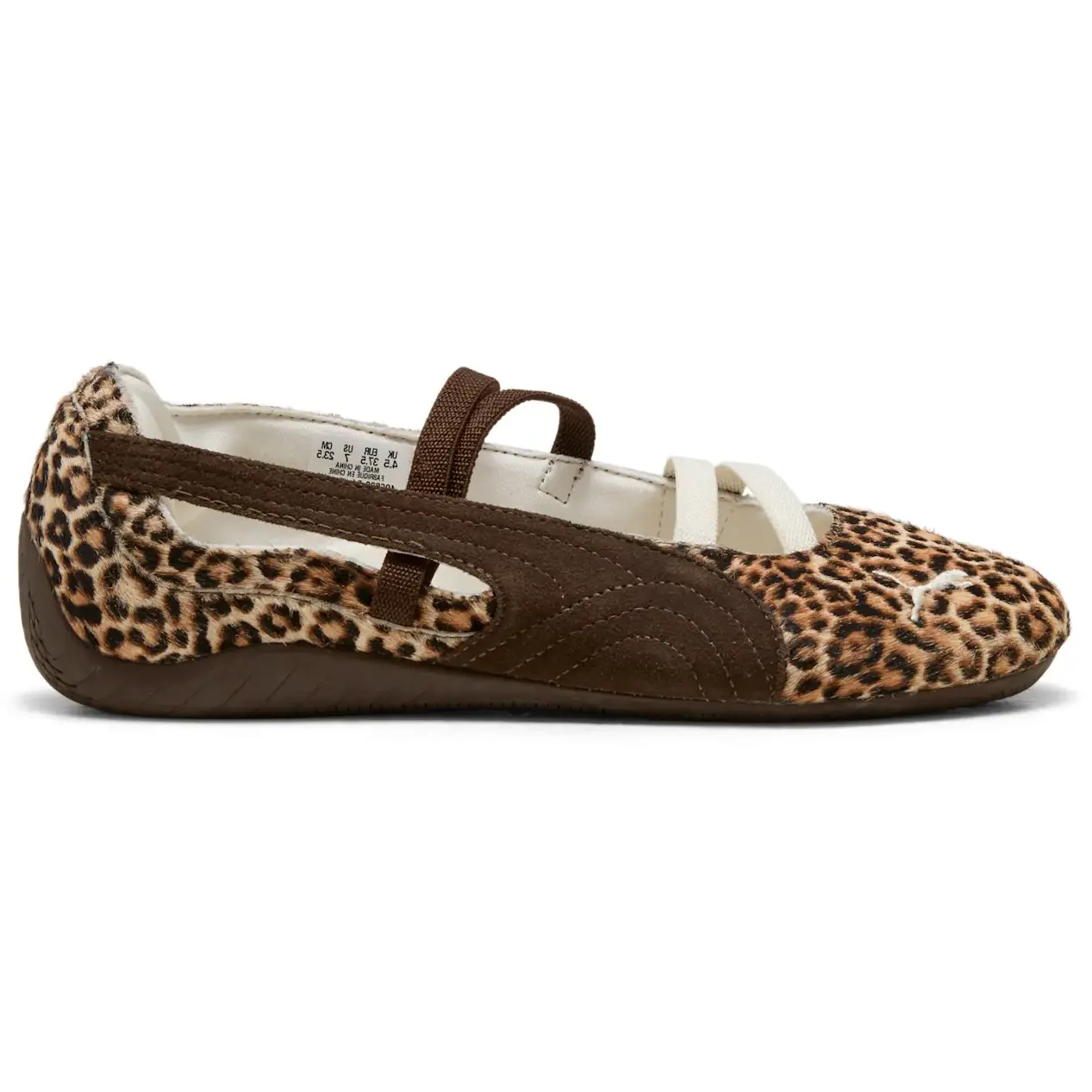 Women's Animal Print Ballerina Flats Shoes - Slip-On Pony Hair Low Heel Flats, Round Toe Leisure Daily Wear Shoes for Casual Use