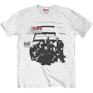 SLIPKNOT Iowa Track List Vintage Slipknot American Unisex Cotton T-shirt Top Tee