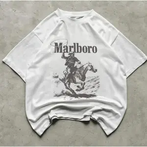 Vintage Marlboro Cowboy T-Shirt, Gifts Shirt, Unisex Vintage Graphic Tees Gothic Grunge Y2k Emo Scene Amity Affliction Style Clothes Men Women Streetwear