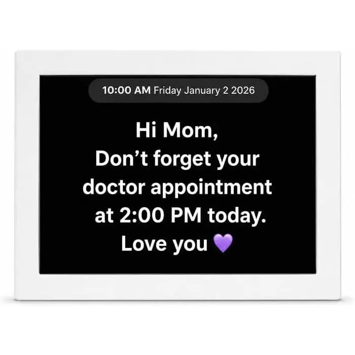 Digital Reminder Board for Seniors, 10.1 Inch