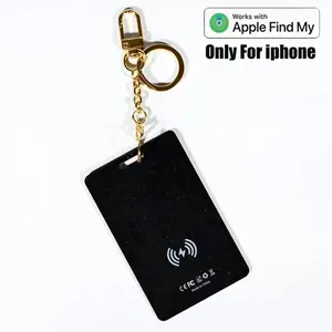 Wallet tracking card, ultra-thin locator, luggage tag, passport, mobile phone, and other items global locator, supports IP68 waterproof rating, compatible with Apple Find My feature, supports Siri, long battery life (no app download required)