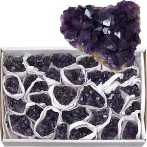 Amethyst Cluster Druzy – Raw Crystal for Intuition & Protection