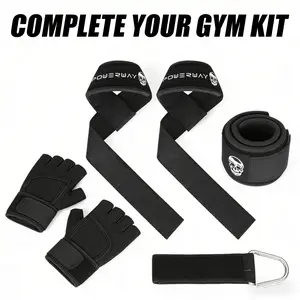 Handheld Wristband Weightlifting Accessories, Durable Grip Enhancer for Gym & Fitness Training, Ideal for Strength Building Exercises, Workout Accessories, Training Attachments