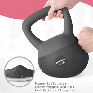 Soft Kettlebell With Handle For Weightlifting, Conditioning & Core Strength Training, Durable Fitness Equipment For Home Gym Workouts, Summervibes