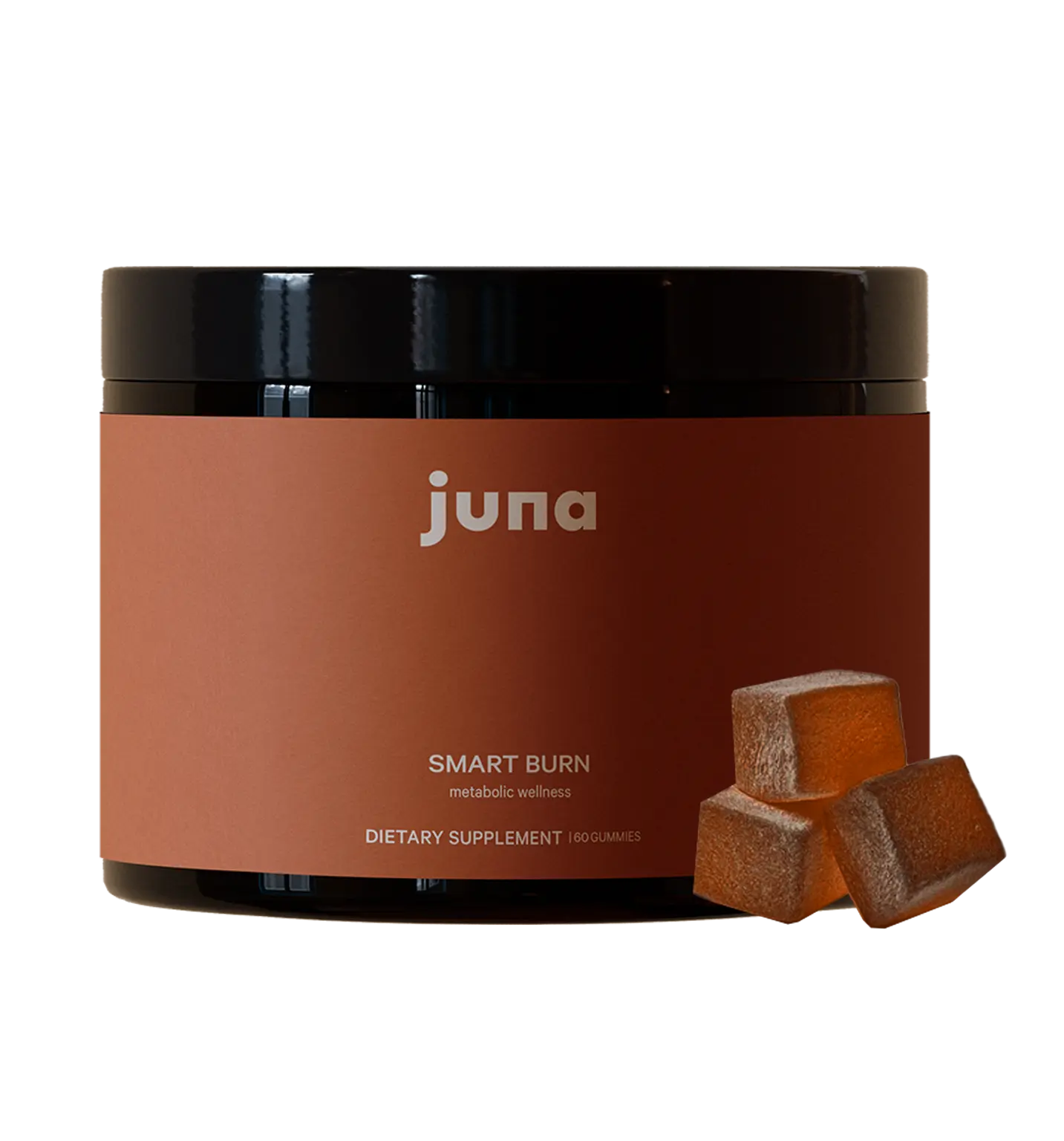 Juna Smart Burn Metabolism Gummies, 60 Count - Plant-Powered Edible Dietary Healthcare Cutting Supplement, Weight Losing Product for Healthy Body & Fitness