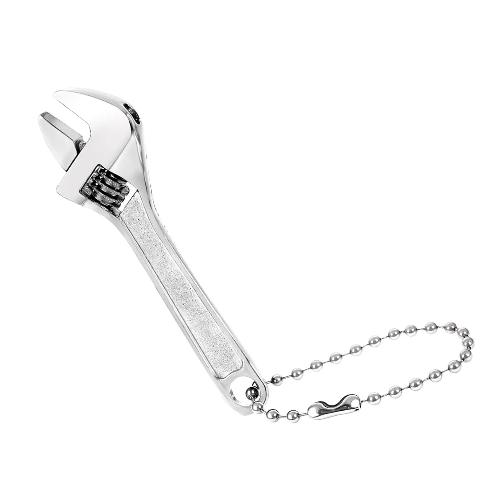 2.5'' Adjustable Mini Wrench Keychain - Tiny Wrench Small CrescentWrench Chain Wrench CrescentWrench Set Locking Adjustable Wrench Keychain Wrench Hand Knurl Tool for Repair Micro Equipment