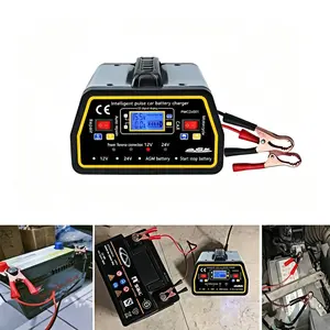 12V/24V Universal Car Battery Charger Repairer, Trickle Charger Maintainer, Battery  Diagnostic Tool, Smart Auto Switch Vehicle Emergency Power Kit batter y sensor