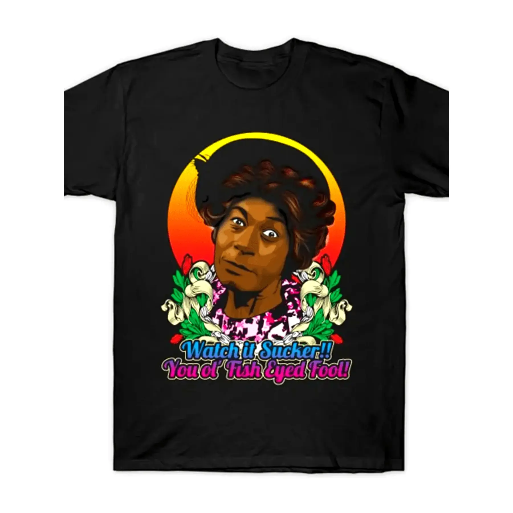 S-3XL Sanford and Son Aunt Ester Pay Attention to Liar T-shirt Men's Casual Casual Soft% Cotton T-shirt Cotton Short Sleeve T-shirt, Multifunctional Breathable Summer Top Comfortable Short Sleeve Cotton Crew Neck T-shirt, Men's T-shirt Summer T-shirt