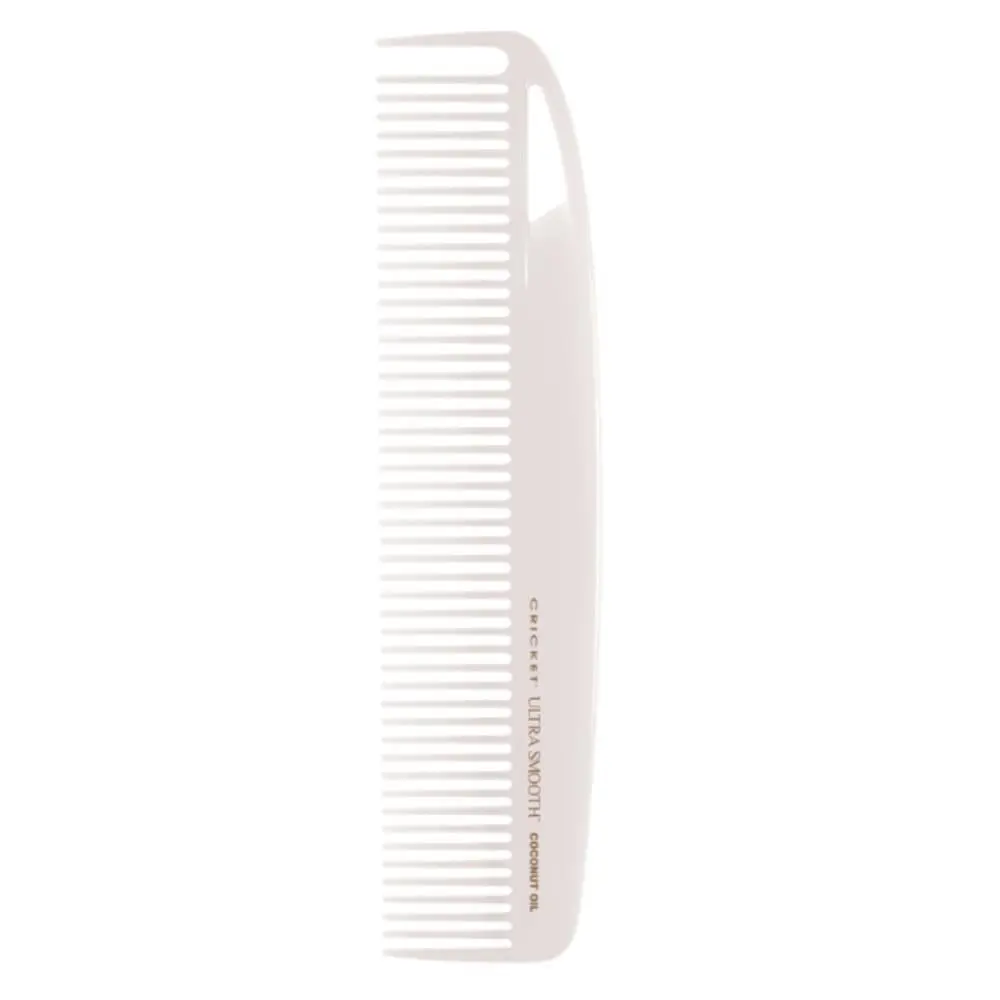 Cricket Ultra Smooth Dressing Comb, Infused with Hydrating Coconut Oil & Keratin Protein for Frizz Reduction & Shine