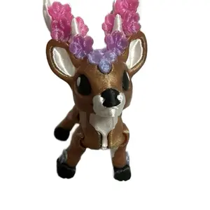 Flexi Cherry Blossom Deer Figurine