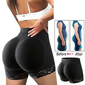 Women's Underwear Fake Buttock Body Shaper Padded Seamless Panties Panty Sexy Hip Enhancer High Waist Tummy Control Short