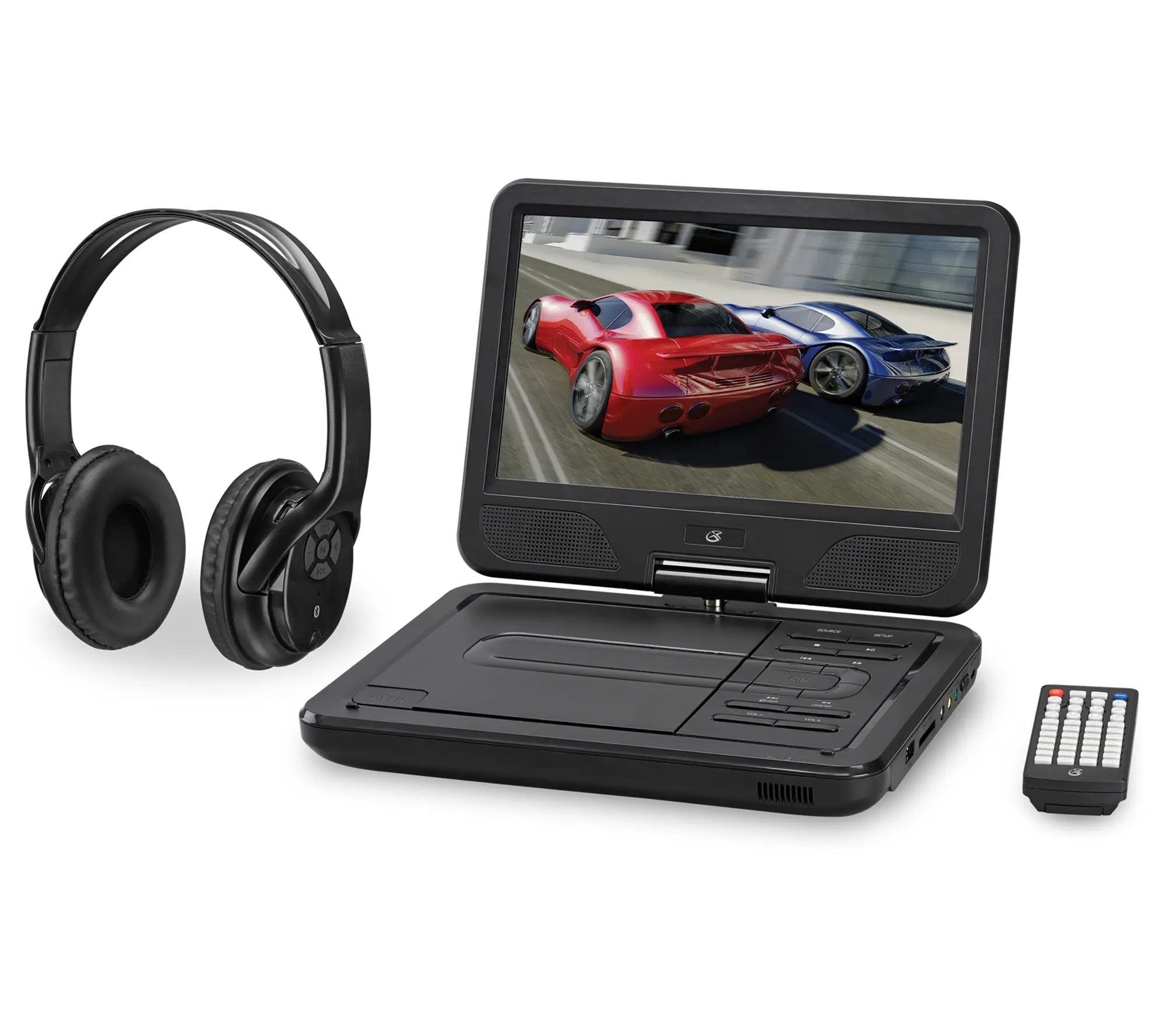 GPX 10" Portable DVD Player with Bluetooth Headphones GPX 10" Portable DVD Player with Bluetooth Headphones