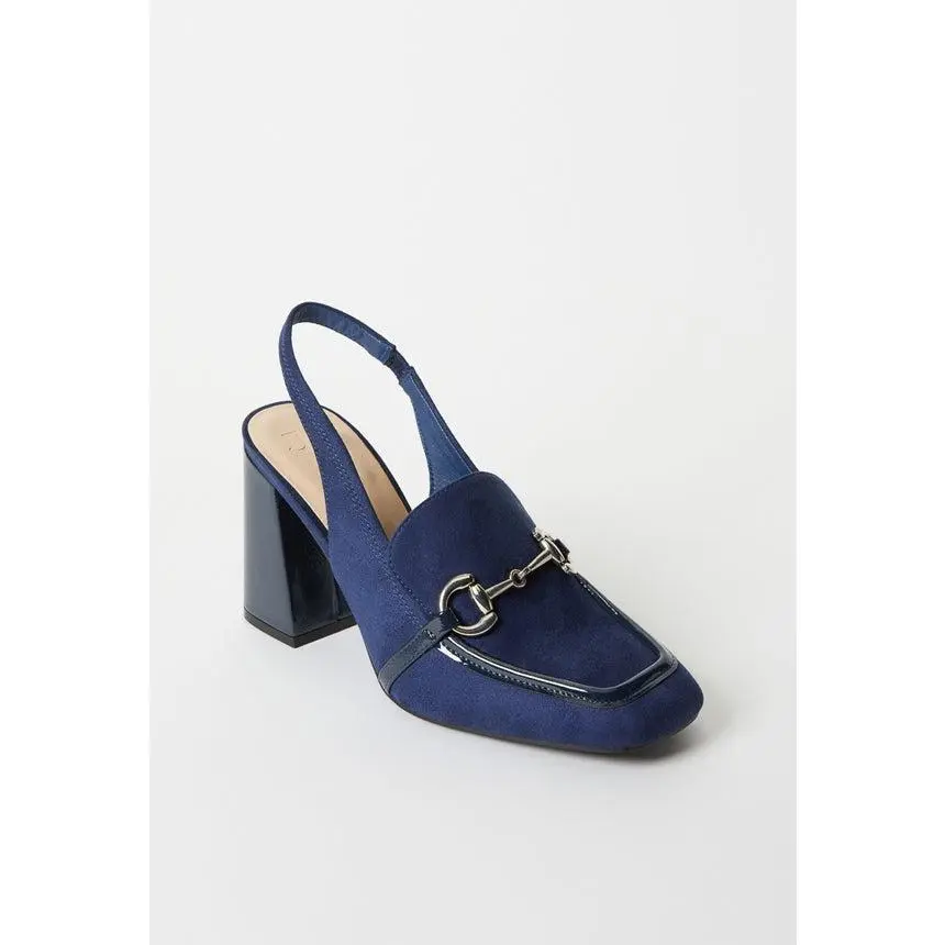 Women's Faux Suede Block Heel Pumps, Classic Closed Toe Elegant Heels with Ankle Strap, Comfortable 3.25-inch Shoe for Formal Occasions, Classic Elegant Footwear, Comfortable Heels