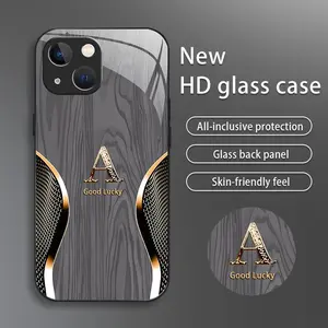 Suitable for [iPhone 14] Brand new premium phone case, drop-proof and fingerprint-resistant，sophisticated and minimalist design, with 26 English letters to choose from YM99