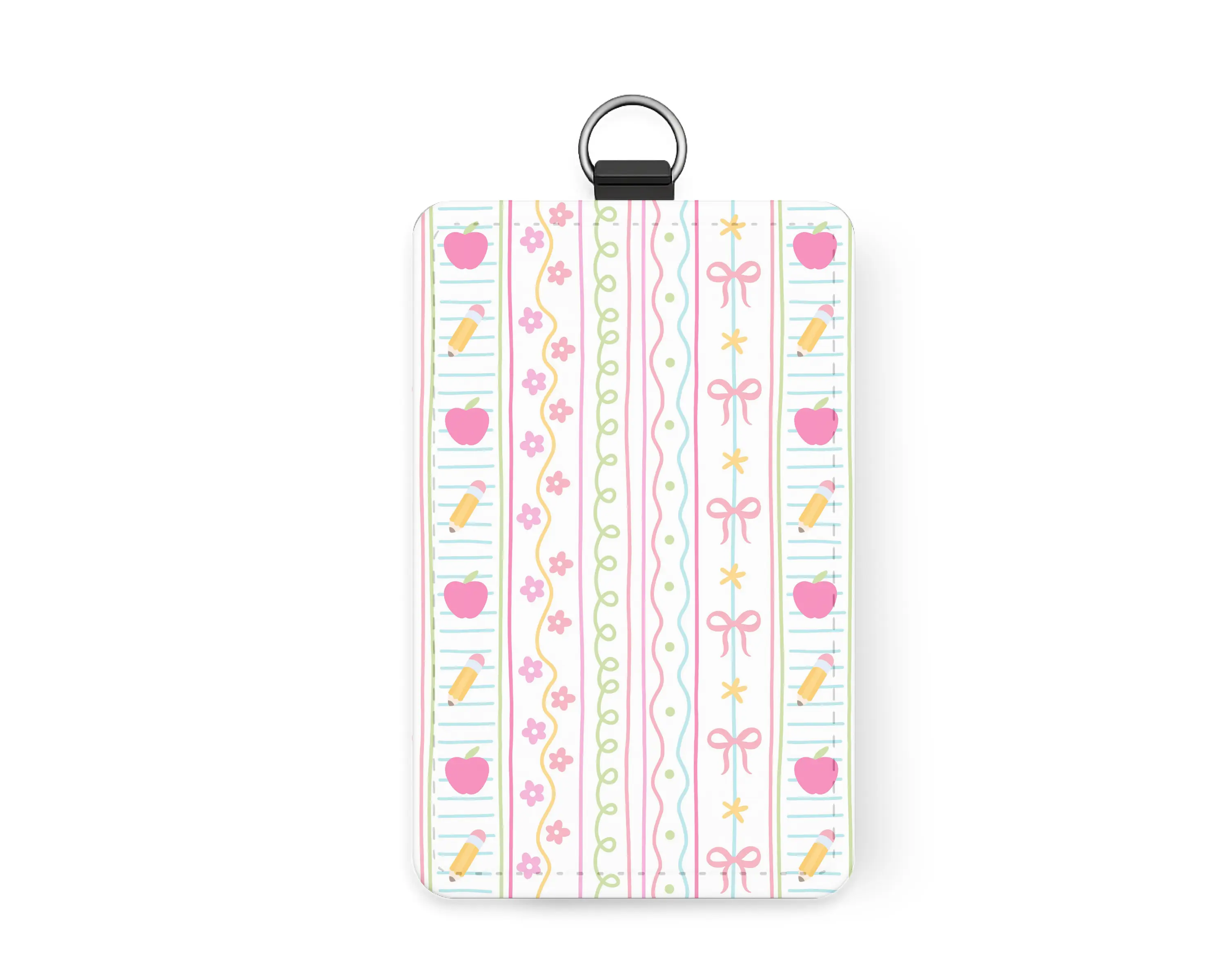 Teacher Pattern ID Badge Holder