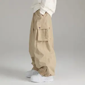 Unisex Long Sleeve Waterproof Windproof Snowboard Ski Pants with Adjustable Cuffs & Multi-Pockets for Outdoor Sports