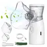 Handheld Ultrasonic Nebulizer, Portable Home Nebulizer, Rechargeable Mesh Nebulizer, Includes Face Mask and Mouthpiece, Features a Compact and Self Cleaning Design, Suitable for Home Use, Travel, and Respiratory Assistance.