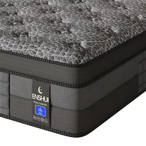 【ENSHUI】14 inch  Mattress – Hybrid Memory Foam Bed in a Box | Queen, Full Size Mattress for All Sleepers | Breathable, Pressure Relief, Motion Isolation | #mattress #bedinabox #sleep #mattressinabox #coolingmattress #queenbed #dormlife#bedroomdecor