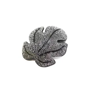 Large Leaf Cellulose Barrette #15