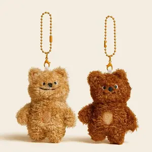 Magnetic Pair of Plush Bears - Interlocking Best Friend Keychains, Cute Couple Bag Charms for BFFs