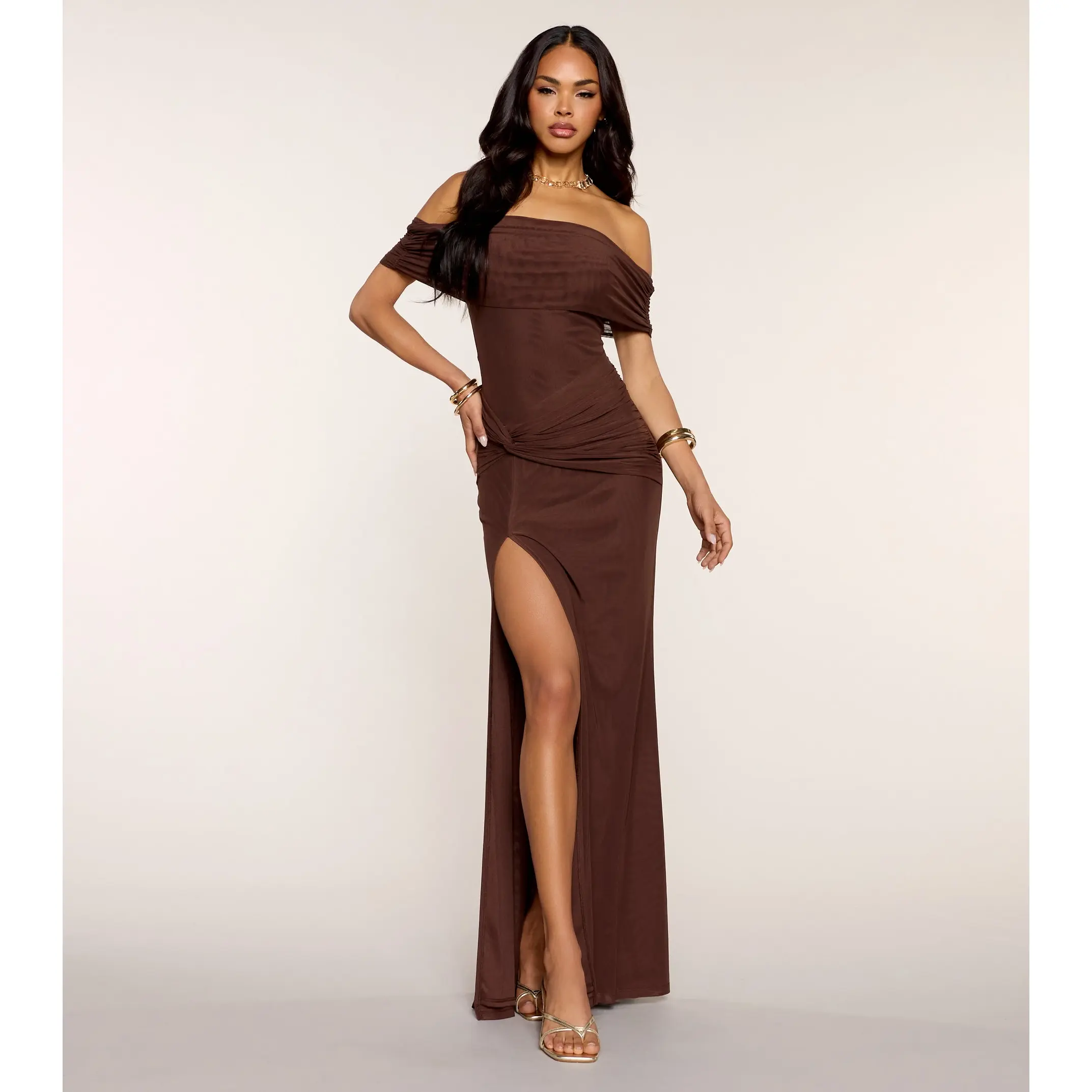 Seraphine Off-The-Shoulder Formal Dress