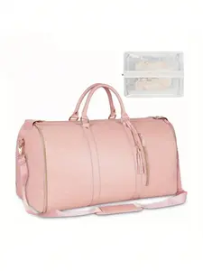 Travel Duffle Bag with Garment & Shoe Compartment, Carry On Weekender Bag for Women &Men, Airline Approved Personal ltem,Waterproof Overnight Gym Hospital Bag,Holiday Travel, Christmas &Thanksgiving Gift, TikTokShop BlackFriday