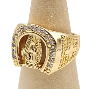 anillo de baño de oro de 18k christmas gift