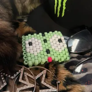 invader zim GIR kandi cuff bracelet