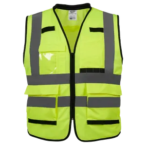Milwaukee 48-73-5041 Class 2 High Vis Yellow Performance Safety Vest - S/M