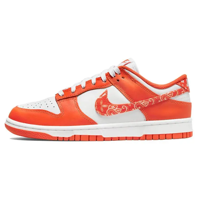 Nike Dunk Low Orange Paisley' Skate Shoes Women's DH4401-103