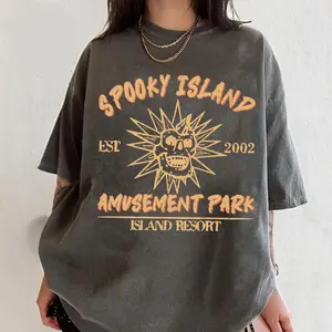 Spooky Island Shirt, Halloween Nostalgia, Scooby Doo Shirt, Retro Halloween Shirt, Funny Summerween Tee, Skull Tee