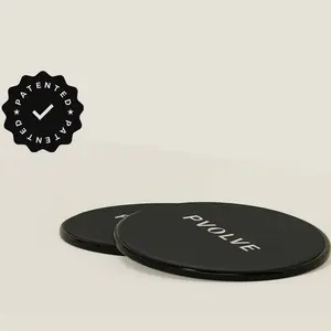 Gliders & Floorgloves by PVOLVE - Smooth Sliding Discs for Deep Muscle Engagement with Patented Floor Protectors