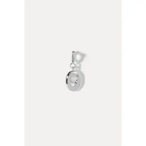 Puffy Initial Clip On Charm