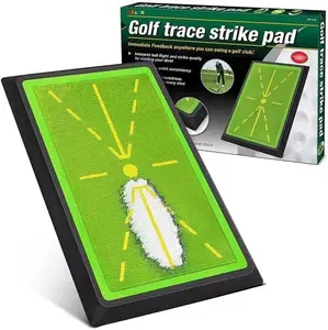 Golf Chipping Game Set with Golf Hitting Mat, 6x4FT Double Sided Training Mat with 20 Sticky Balls, Indoor Outdoor Golf Practice Kit with Club, Golf Accessories for Home & Yard Entertainment