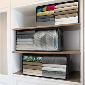 1/3pcs 22.8 Inch Thick Large Capacity Storage Container, Zipper Dustproof Bag, Multifunctional Reusable Bag, Durable Organizer, Plastic Storage Organizer