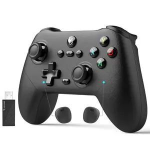 Pluto 2.4G   Controller for PC// 2/iOS/Android/Steam,TMR Joysticks,Hall Effect Triggers,4-Motors Vibration,1000Hz Polling Rate,Force-balanced Lever Bumpers,Pragrammable  Buttons