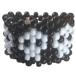 Skulls Around this Kandi Cuff Stretchy String