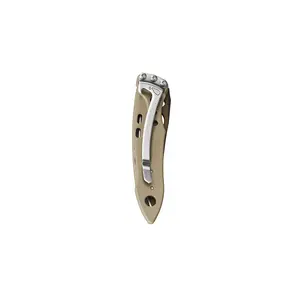 Leatherman Skeletool KB Folding Pocket Knife – 420HC Straight Blade, Slim EDC Knife with Bottle Opener