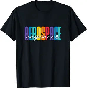 Aerospace Engineer Appreciation Colorful Aerospace Engineer T-Shirt - Peterbauti Shop 89B0D29NP1K7