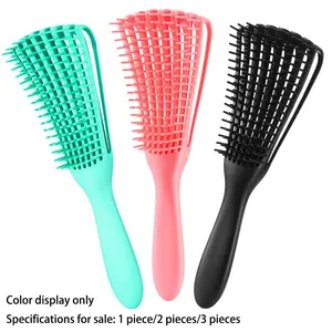 Octopus Hair Comb for Curly and Wet Hair, 8-Row Vent Design, Anti-Tangle, Scalp Massage, Anti-Static, Suitable for Women, Salon, Home Use