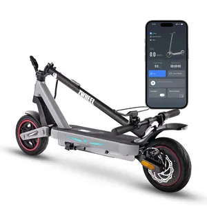 [ZWHEEL] E12 800W Electric Scooter for Adults, 25MPH & 25Miles Long Range, 10'' Tubeless Tires, Folding Commuting E-Scooter with Dual Brake System & Anti-theft Protection, Lightweight and Foldable, Summer Vibes