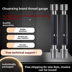 Chuanliang NPT Thread Plug Gauge Go/No-Go Gage Taper Pipe Thread Inspection Tool