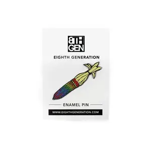 Rainbow Corn Enamel Pin