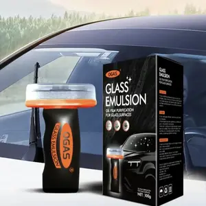 All-in-One Auto Glass Paste Grease Remover and Water Repellent oil  film  cleaner