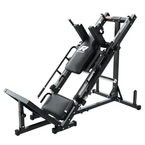 RitFit Sports BLP01 3-In-1 Leg Press & Hack Squat Machine with Steel Foot Pedals Anti-Slip Patterns for Home Gym Hip Abduction