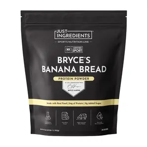 Just Ingredients - Bryce's Banana Bread Protein - NSF Sport (25 servings) | 100% Grass-fed Non-denatured Whey| Supplement |  Fitness | No Artificial Flavors