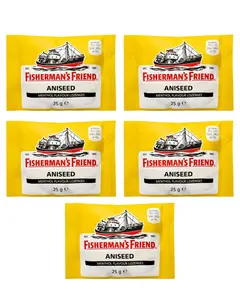 Fisherman’s Friend Aniseed Menthol Lozenges 25g Pack of 5