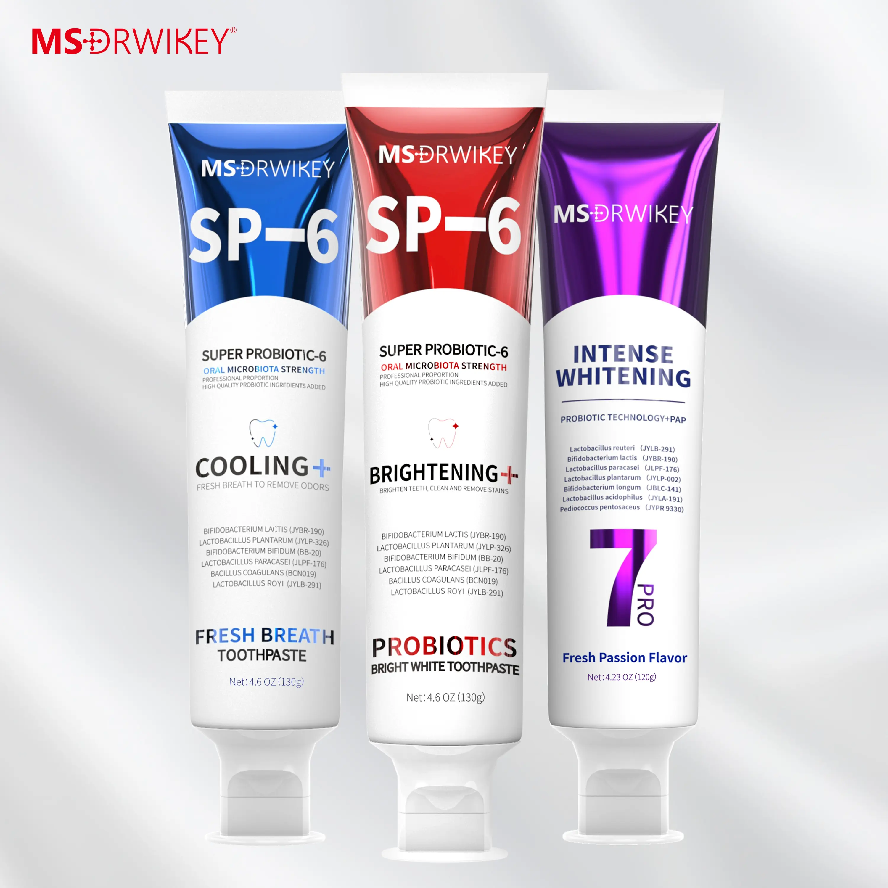 MSDRWIKEY Gift 3-Pack Toothpaste Combo: Fresh, Fluoride-Free with Fresh Mint MSDRWIKEY Gift 3-Pack Toothpaste Combo: Fresh, Fluoride-Free with Fresh Mint