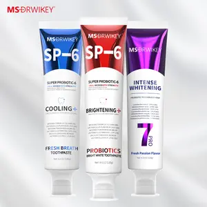 MSDRWIKEY Gift 3-Pack Toothpaste Combo: 7Pro Gleaming Fresh, Fluoride-Free Enamel Repair & Sensitive Teeth Cavity Prevention with Fresh Mint