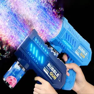 Portable Outdoor Bubble Gun, Handheld Bubble Maker, Automatic Bubble Blower, Party Bubble Machine for Weddings & Parties, Ideal Kids' Gift Without Batteries Included